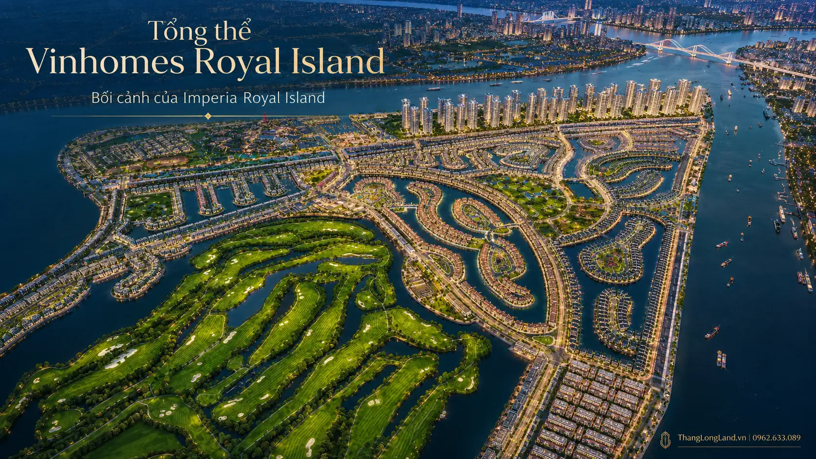 Biệt thự golf và căn hộ đảo Vũ Yên: Khi không gian xanh trở thành giá trị tài sản