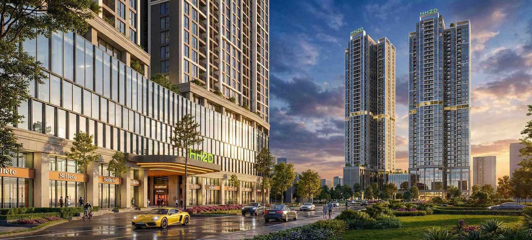 Phối cảnh 3D dự án Metropoli 5 An Khánh.